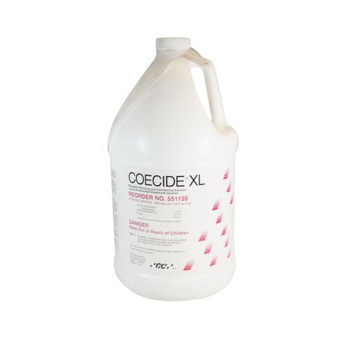 GC 550128 Coecide XL Plus Sterilization Disinfectant 3.4% Glutaraldehyde 1 Gallon GC 550128 Coecide XL Plus Sterilization Disinfectant 3.4% Glutaraldehyde 1 Gallon